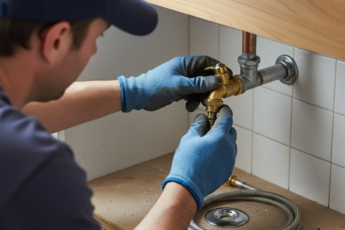 Shutoff valve and fitting work during Emergency Plumbing in Zephyr Cove
